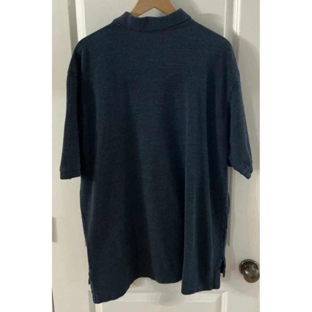 Ralph Lauren Polo Shirt – Men's 2XLT – Blue‎ – 100% Cotton – Red Pony Embroidery